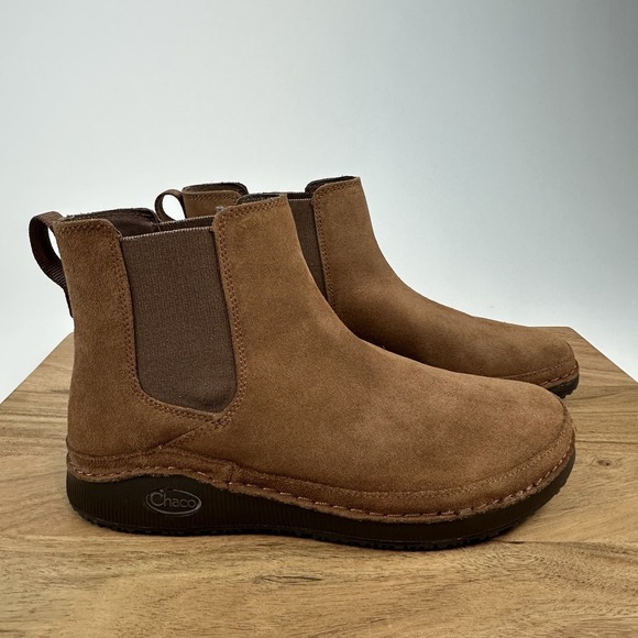 Chaco Shoes - New NWOB Womens Chaco Paonia Brown‎ Suede Ankle Outdoor Chelsea Boots Size 7 M